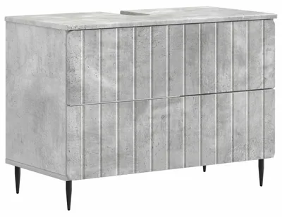 Produktbild von Waschbeckenschrank ZWOLLE Betongrau 82 x 41 x 58,5 cm