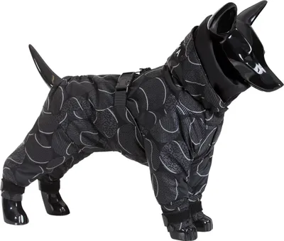 Produktbild von PAIKKA Hunde Overall "Winter Suit" schwarz, Rückenlänge: 55 cm