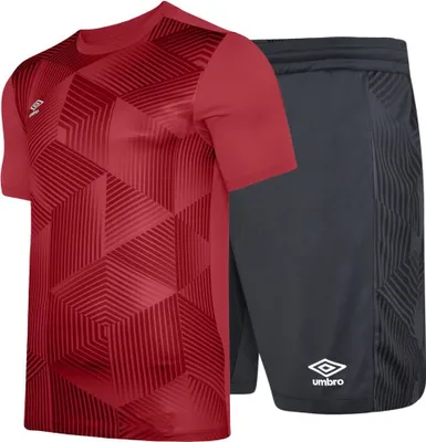 Produktbild von Umbro - "Maxium" Fußball-Kit für Kinder UO111 (158) (Zinnoberrot/Schwarz)
