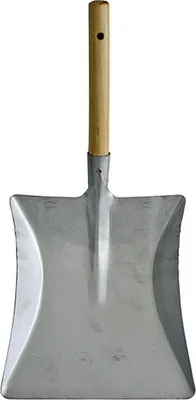 Produktbild von Schaufel Z162, Metall, lackiert mit Holzgriff, 47x21,5x8 cm