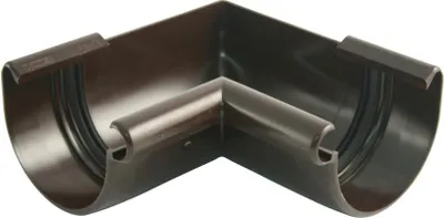 Produktbild von Marley Rinnenwinkel NW 75 mm, Innenecke, 90°, halbrund, braun