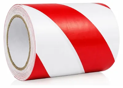 Immagine prodotto di Nastro adesivo di avvertimento giallo/nero, 200 mm x 33 m