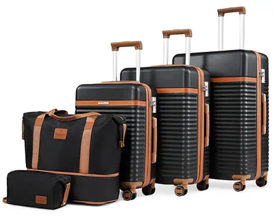 Image de Ensemble de valises de voyage - Valise à roulettes - Valise cabine - Valise soute