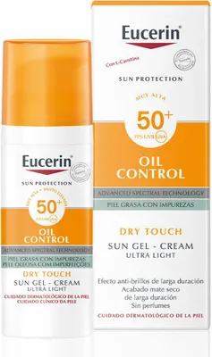 Zdjęcie produktu dla Eucerin Sun Cream Oil Control Dry Touch Fps50 50ml