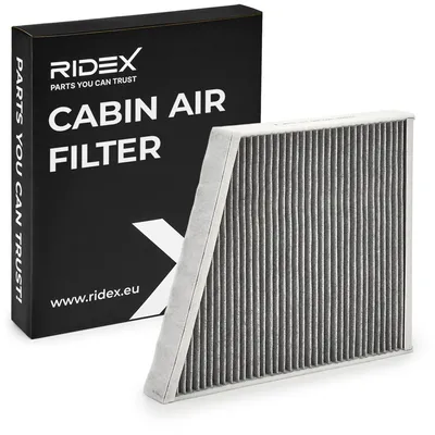 Produktbild von RIDEX 424I0261 Aktivkohle Innenraumfilter Pollenfilter passend für MERCEDES-BENZ E-Klasse Limousine (W211) E-Klasse T-modell (S211) CLS (C219)