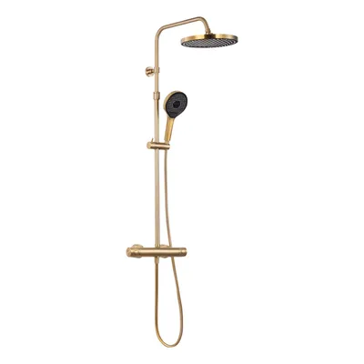 Produktbild von Schöner Wohnen Duschsystem mit Thermostat Glaia Wassersparend mattgold