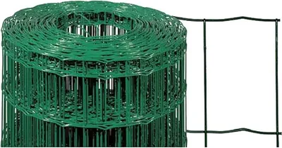 Obrázek produktu pro EUROPLAST 1 oka, 1000/100x50/2,20 mm, zelená, RAL 6005, Zn+PVC, oplocení, balení 25 m