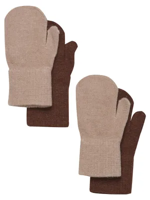 Productafbeelding van Celavi Uni Magische Handschoenen, 2-pack, Kleding, Bruin, 1-2 jaar, EU-maat