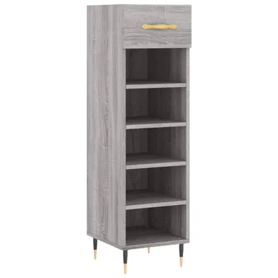 Produktbild von Schuhschrank Grau Sonoma 30x35x105 cm Holzwerkstoff