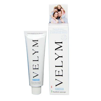 Immagine prodotto di Velym Dentifricio Senza Particelle Esfolianti Con Effetto Più Bianco 100ml