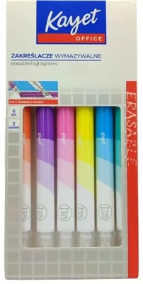 Produktbild von Kayet Marker 2 Spitzen 6 Farben Schulbedarf