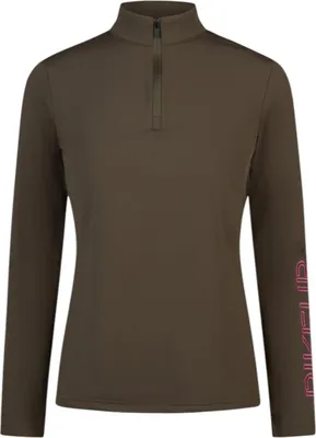 Produktbild von Pikeur Damen Funktionsshirt ZIP SHIRT deep khaki Shirts Sports HW 25, Größe:38