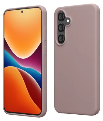 Produktbild von kwmobile Handyhülle für Samsung Galaxy S23 FE Hülle - Case Silikon - Kabelloses Laden - Schutzhülle Cover in Nude Lilac
