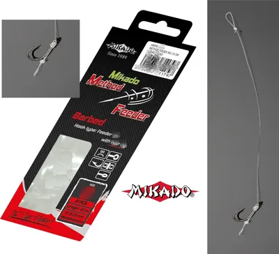 Produktbild von 8 x "MIKADO METHOD FEEDER 36" Haken Rig `s Hair Rigs Feederhaken 14 / Ø0,20mm / 10cm
