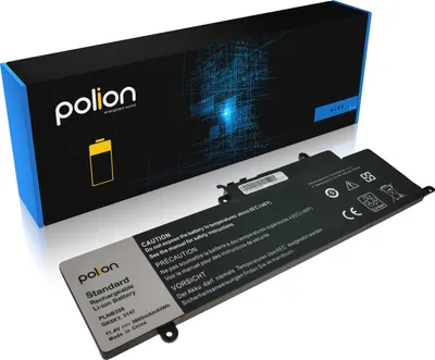 Image de Batterie d'ordinateur portable POLION pour DELL Inspiron 13, 3800 mAh