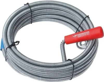 Obrázok produktu pre Čistič potrubia Rothenberger, priemer 9 mm, dĺžka 5 m, uchopovacia hlava, pružinová oceľ