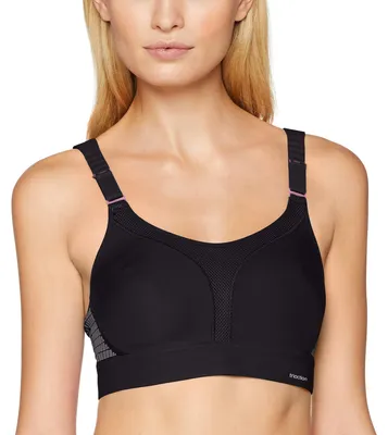 Produktbild von Damen Sport-BH ohne Bügel in Schwarz