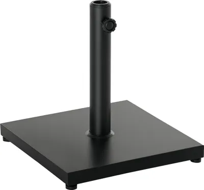 Produktbild von Sonnenschirmständer 13 kg Schirmständer, Quadratisch Schirmhalter, Schirmgewicht, Ständer für Sonnenschirm 35/38/48mm Rohrdurchmesser, für Balkon, Terasse, Garten, Schwarz