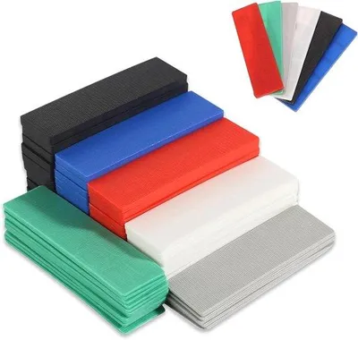 Produktbild von Kunststof Onderlegplaten 90 Stück 100 x 28 mm - Kunststoff-Set für Fenster und Fliesen