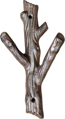 Produktbild von Wandhaken Baumstamm Gusseisen