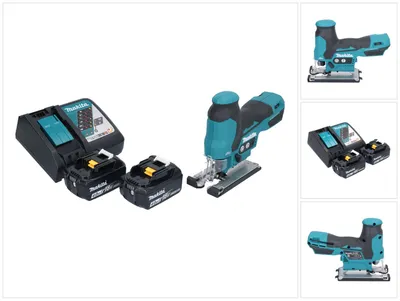 Produktbild von Makita DJV 185 RM Akku Pendelhubstichsäge 18 V Brushless + 2x Akku 4,0 Ah + Ladegerät