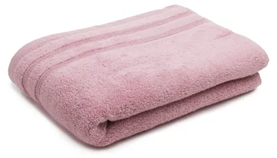 Produktbild von GÖZZE Monaco Frottier Duschtuch flauschiges saugstarkes Zero-Twist Baumwoll-Duschtuch Altrosa 70 x 140 cm
