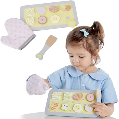 Produktbild von CLASSIC WORLD Kuchen-Backset aus Holz 11 Elemente