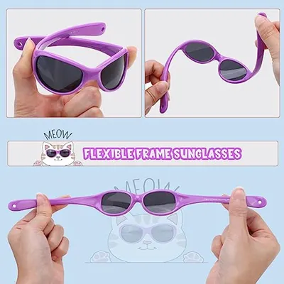 Sonnenbrille für Babys und Kleinkinder mit UV-Schutz und polarisierten Gläsern