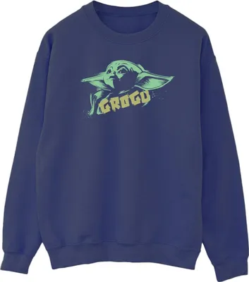 Produktbild von Star Wars - "The Mandalorian The Child" Sweatshirt für Herren BI46656 (XL) (Marineblau)