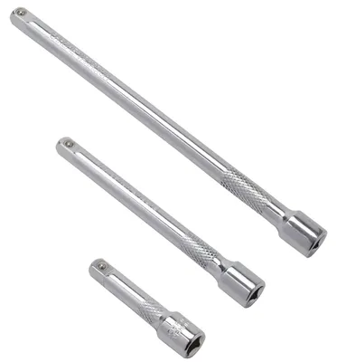 Produktbild von DAKCOS Steckschlüssel-Verlängerungen 3-tlg. Verlängerungs Satz 3/8 Zoll Antrieb – 3-tlg.3/8 Zoll