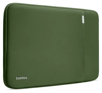 Produktbild von tomtoc 360° Tasche Hülle für 15 Zoll MacBook Air M5/M4/M3/M2 2026-2023 – Größe 15 Zoll für MacBook Air 15, Laptop-Schutzhülle, Grün