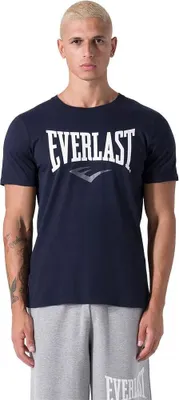 Obrázek produktu pro Tričko Everlast s krátkým rukávem a přiléhavým střihem, modré, velikost S, pánské, modré, velikost S