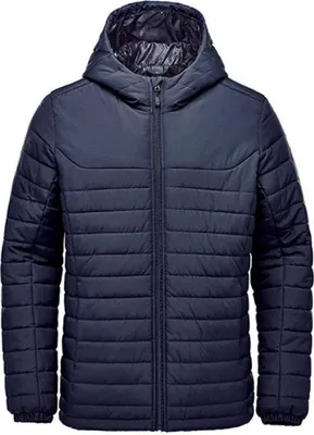 Immagine prodotto di Giacca a vento con cappuccio trapuntato Stormtech QXH-1 | Uomo - Colore: Navy - Taglia: XL