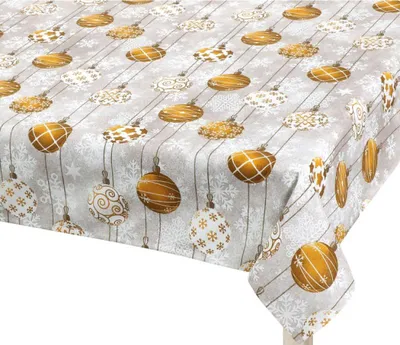 Produktbild von Tischdecke CHRISTMAS - 100x100 cm - Gold,Grau