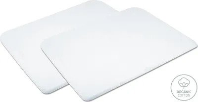 Produktbild von Maxi-Cosi Swift Reisebett-Spannbettlaken, 2x Babybett Bezug für die Kleinkind-Matratze des Maxi-Cosi Swift Kinderbett, Weiß