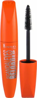 Obrázek produktu pro Rimmel Scandaleyes Reloaded, Černá, Black, Prodlužující, Zvětšující objem, 12 ml, 24 h, Aqua/water/eau, Cera Alba/beeswax/cire D'abeille, Ammonium Acrylates Copolymer, Propylene Glycol,...