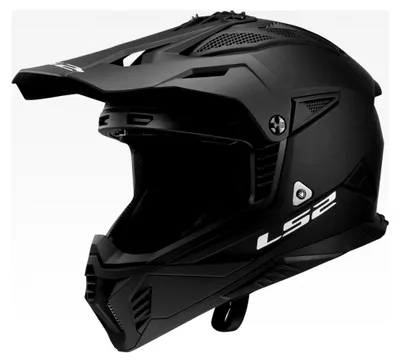 Produktbild von Motorrad-Crosshelm FAST II SOLID Matt Schwarz, M