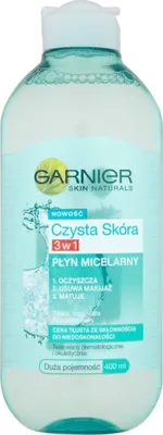 Obrázok produktu pre Garnier Czysta Skóra 3w1 Płyn Micelarny, 400 ml