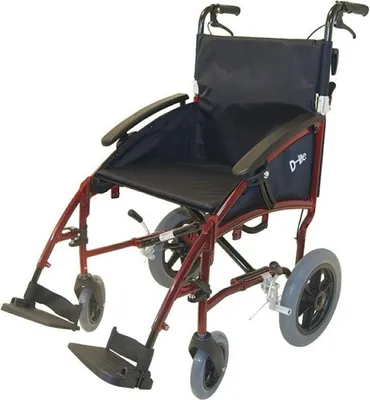 Produktbild von Drive Medical Transportrollstuhl D-Lite ("12,5)  Sitzbreite 45cm