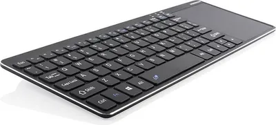 Obrázok produktu pre Modecom MC-TPK1, Plná veľkosť (100 %), Bezdrôtový, RF Wireless, Mechanický spínač kláves, QWERTY, Čierna