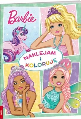 Zdjęcie produktu dla Barbie Dreamtopia Naklejam i Koloruje