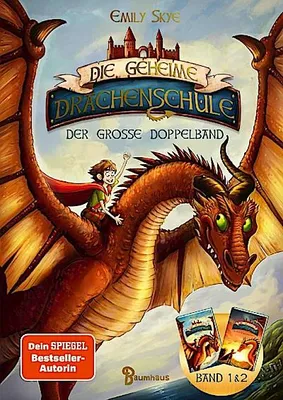 Immagine prodotto di Die geheime Drachenschule - Der große Doppelband (Band 1 & 2)