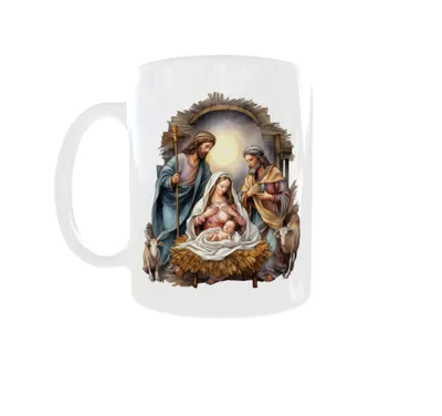Produktbild von Becher 300ml Weihnachten Krippenspiel Jesus v7