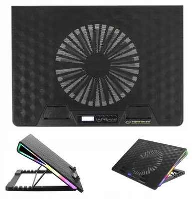 Produktbild von Esperanza Gaming Notebook Kühlung RGB LED Leise Einstellbar