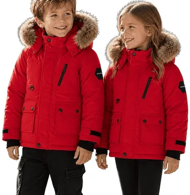 Productafbeelding van Currero Winterjas Jongens Rood 13-14Y