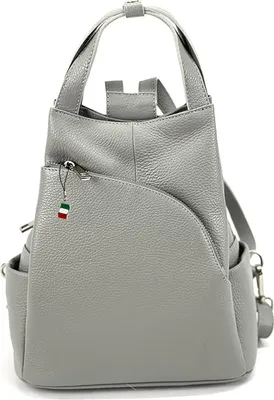Produktbild von Cityrucksack hellgrau Florence Rucksack Leder D2OTF613K
