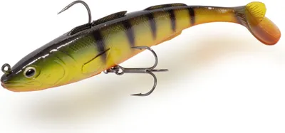 Produktbild von Quantum 60g 18cm Freak of Nature SwimBait Zander firetiger Hakengröße 2 langsam sinkend