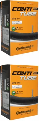 Image de 2 chambres à air Continental MTB 27,5" 27,5x1,75-2,4 AV 40 mm  Buty anti-crevaison...