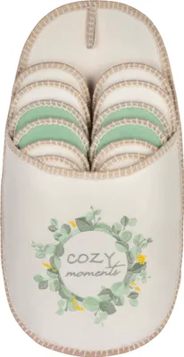 Obrázok produktu pre ONVAYA® ABS papuče pre hostí | útulné chvíle | sada 6 kusov | protišmyková podrážka | papuče | plstené papuče | veľkosť 36-45 papuče pre hostí