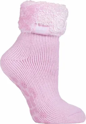 Produktbild von Heat Holders Damen Bettsocken mit ABS Stopper | 1 Paar Antirutsch Kuschelsocken